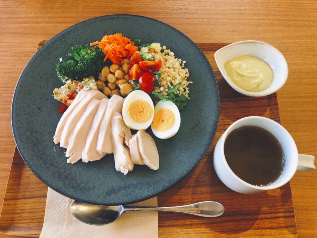 ワンプレートとコーヒー